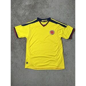 Colombia Men's Yellow and Navy Jersey